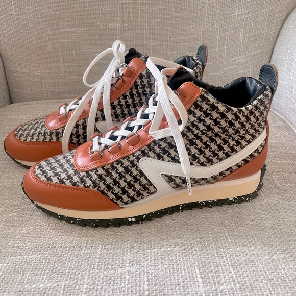RAG & BONE Retro Hiking Houndstooth Sneaker (7.5) - Picture 2 of 11